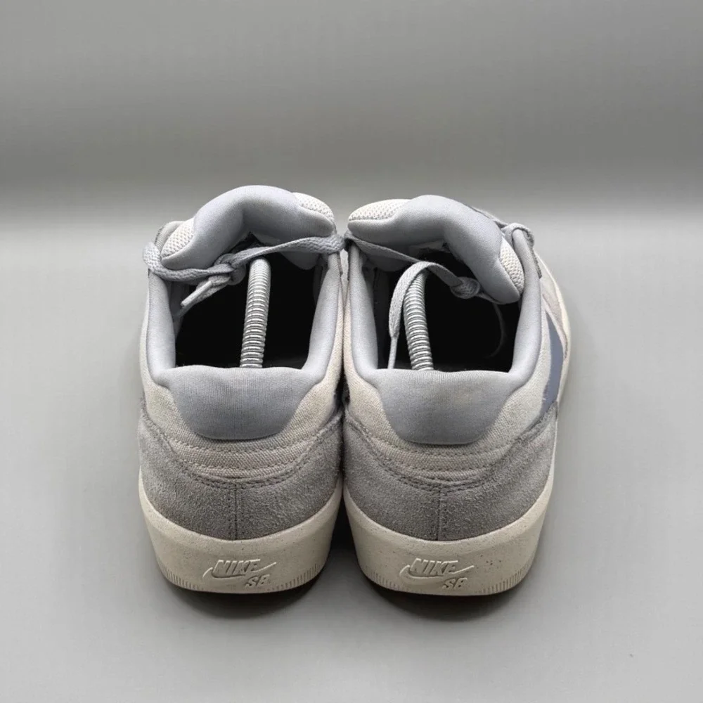 Nike SB Force 58 White/Ashen Slate-Sail Skate Suede Shoes IH0636-141 Mens 11